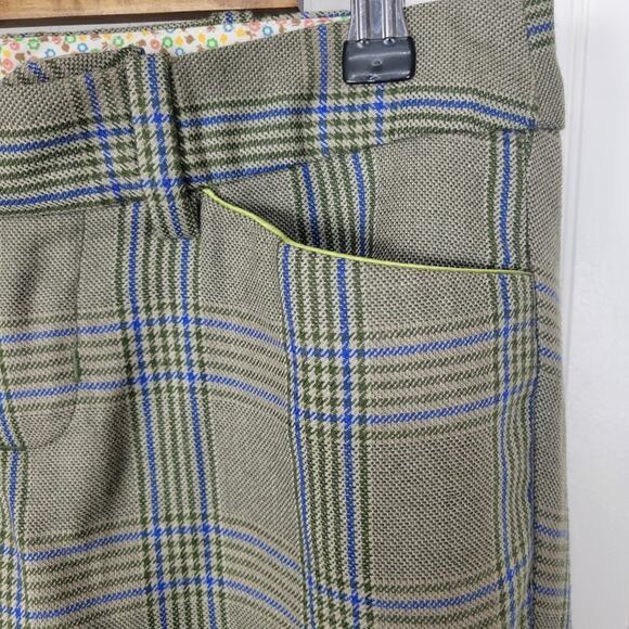 Abercrombie & Fitch Plaid low rise cropped trousers Size 0 - Picture 5 of 9